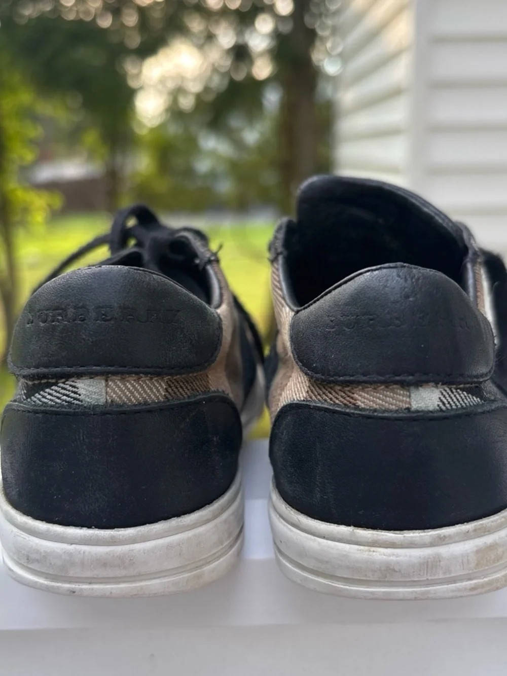 Burberry toddler sneakers